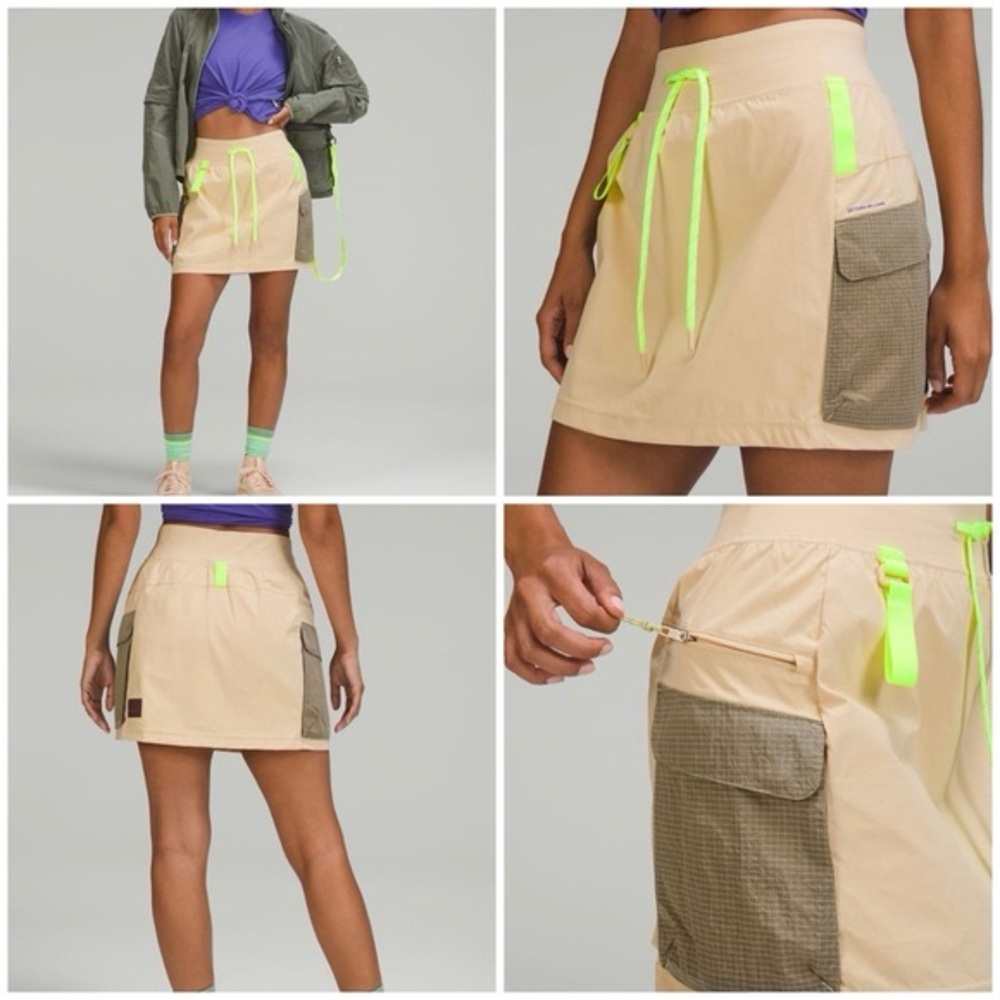 lululemon athletica Multi-Pocket Cargo High-Rise Hiking Skirt Size 6